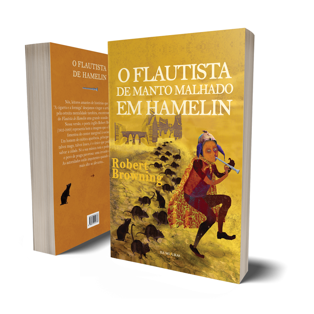 O flautista de manto malhado em Hamelin